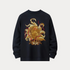 Fox embroidered cotton sweatshirt